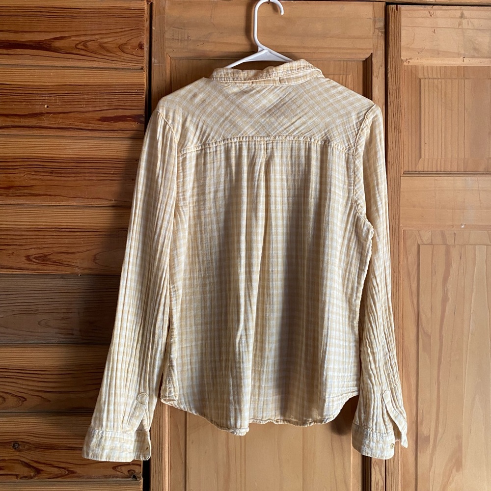 Love Cameron Yellow Button Down Shirt